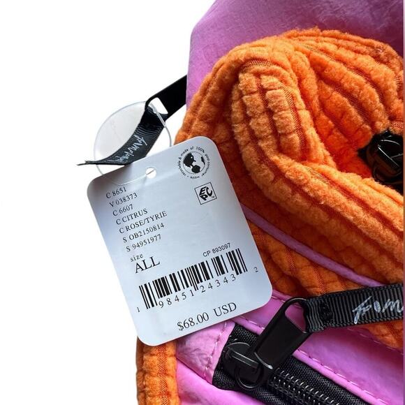 NWT Free People Cold Shoulder Sling Bag in Citrus - Picture 7 of 7